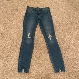 Hollister super skinny high rise jeans size 5